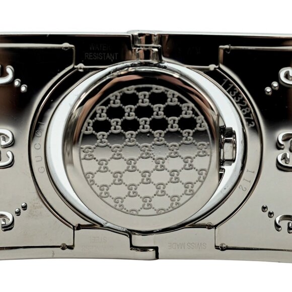 Gucci Twirl 23mm Ladies Brown Dial Double Diamond Bezel Watch! Ref: YA112504! main image 6